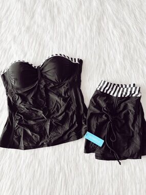 NWT Amazon Tankini Swim Set Size Small